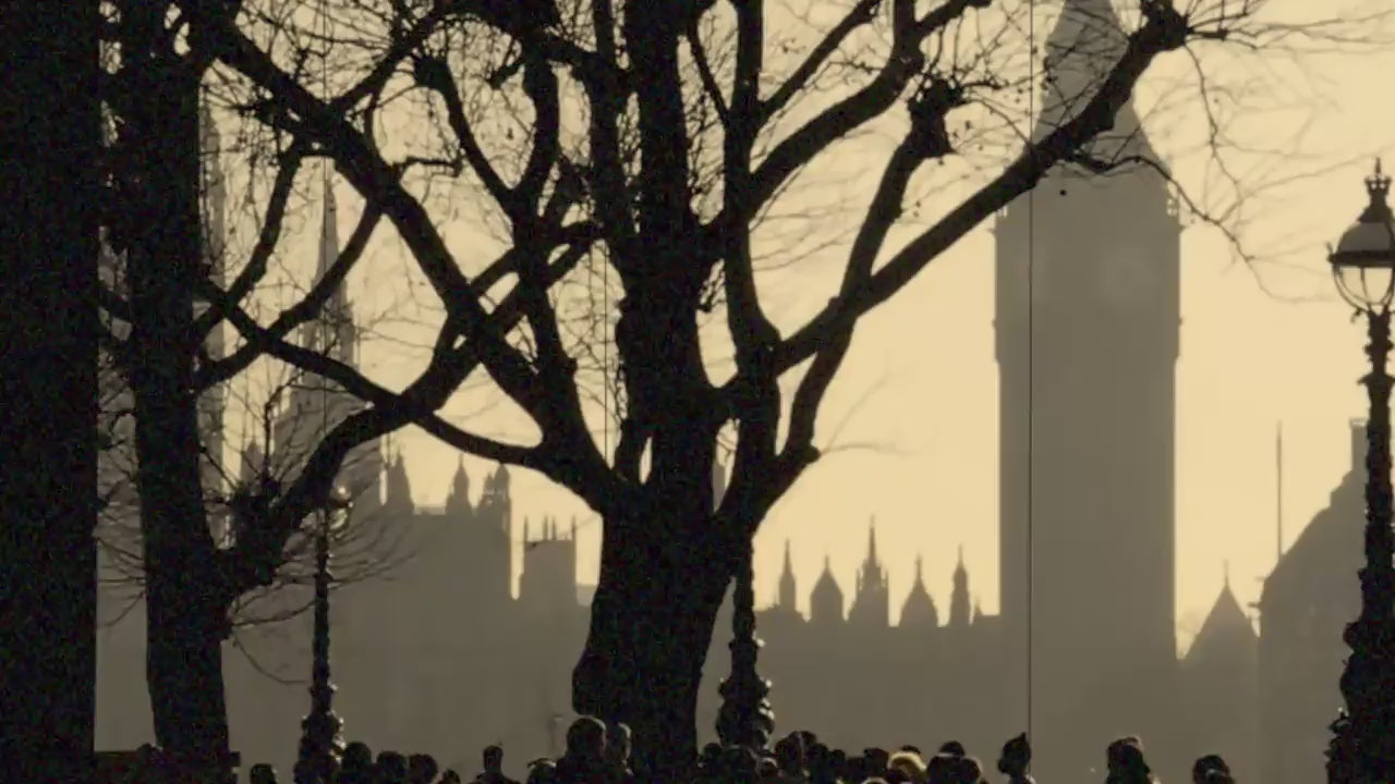 Vintage Reel of Big Ben Parliament shot by Dent